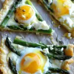 Asparagus Tart with Egg and Goat Cheese