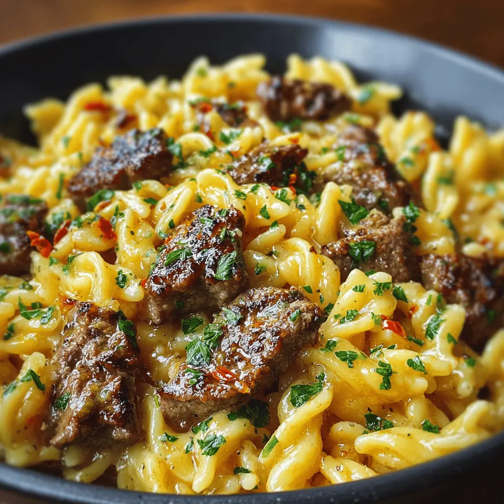 Beef and Garlic Butter Pasta: A Juicy Twist on Comfort Food