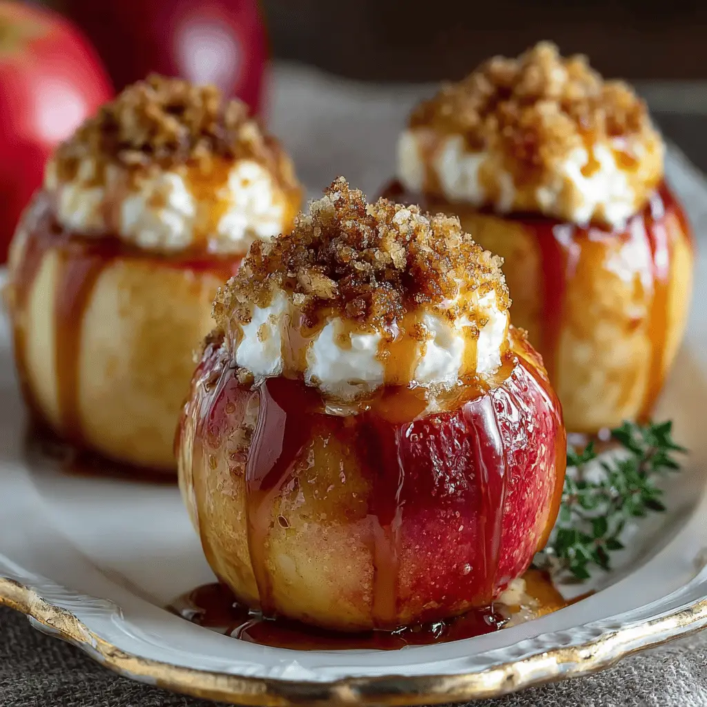 Cheesecake Stuffed Baked Apples: The Best Indulgent Fall Treat