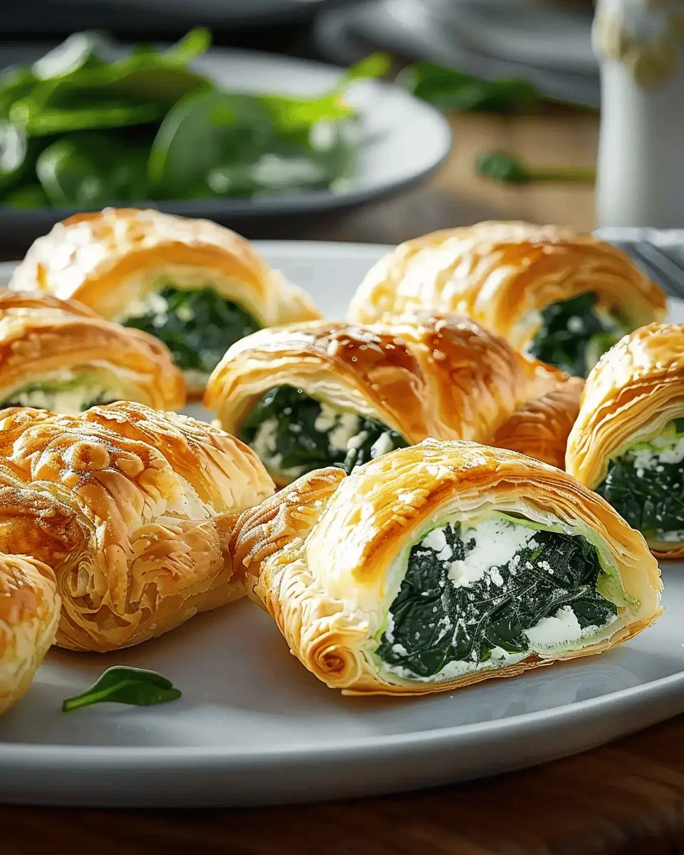 Cheesy Spinach Puffs: Easy Appetizers for Any Gathering