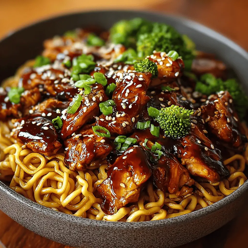 Chicken Teriyaki Noodles: Easy, Flavorful Dish for a Cozy Night