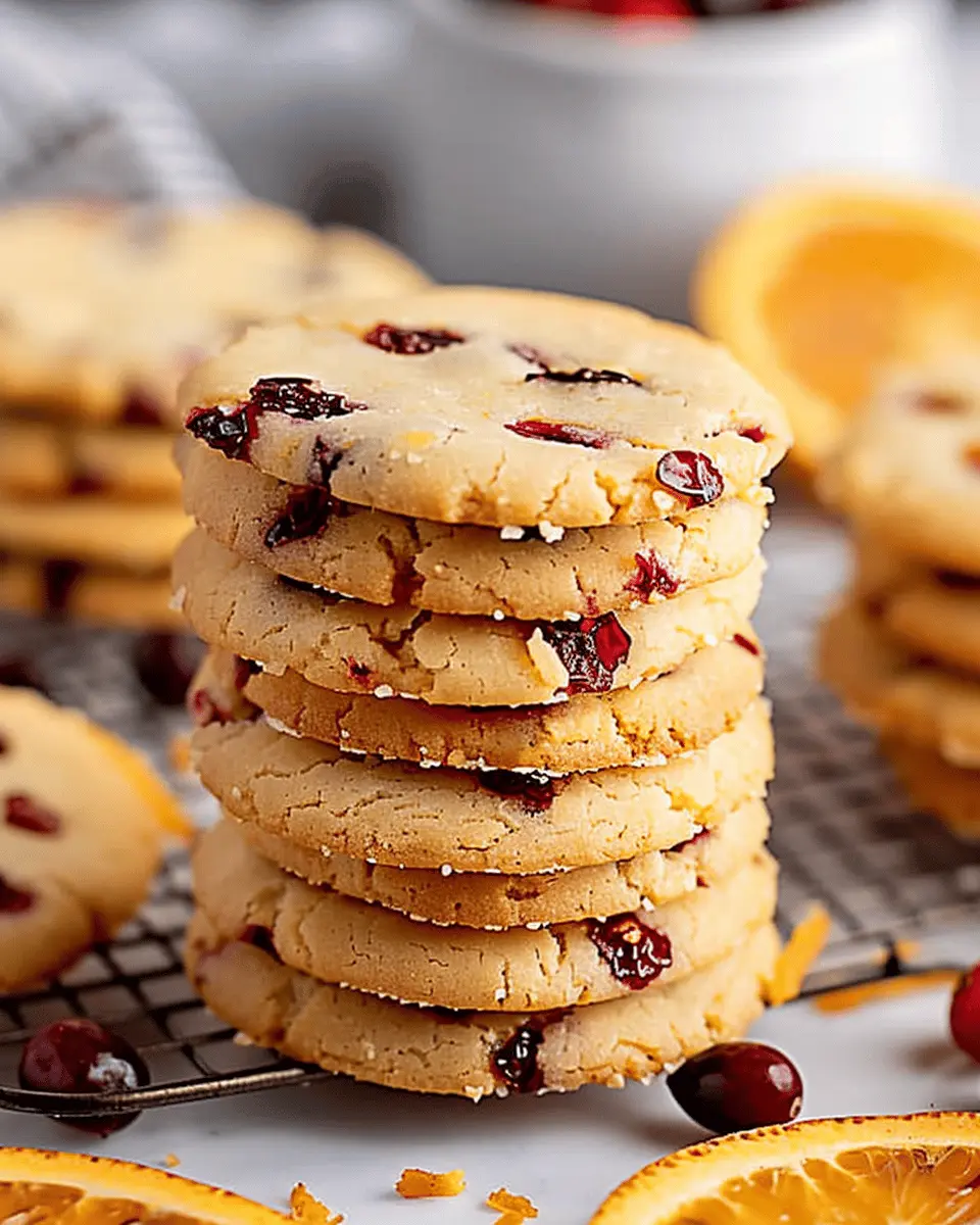 Cranberry Orange Shortbread Cookies: Easy Sweet Treats to Enjoy
