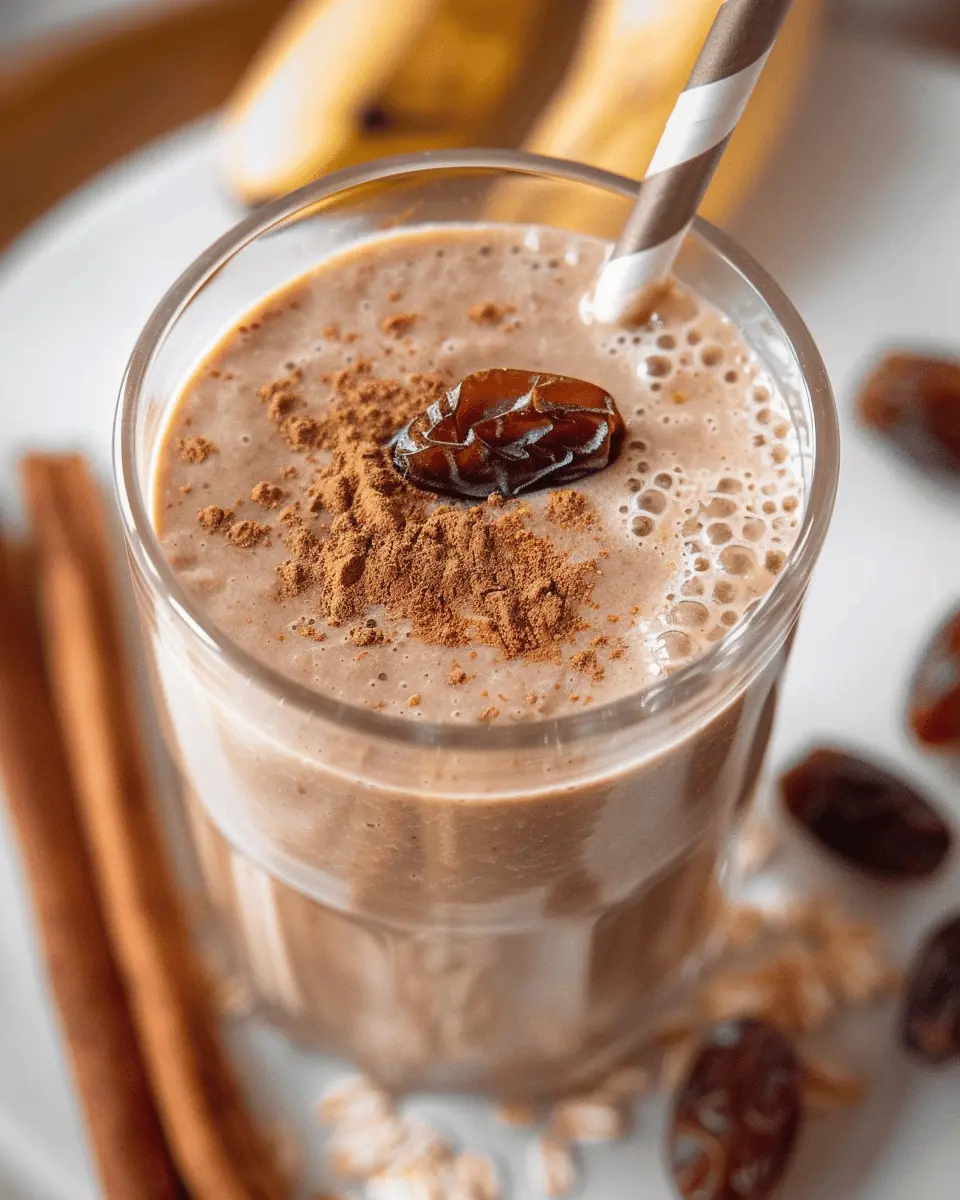 Date smoothie delight: A creamy, nourishing treat you’ll love