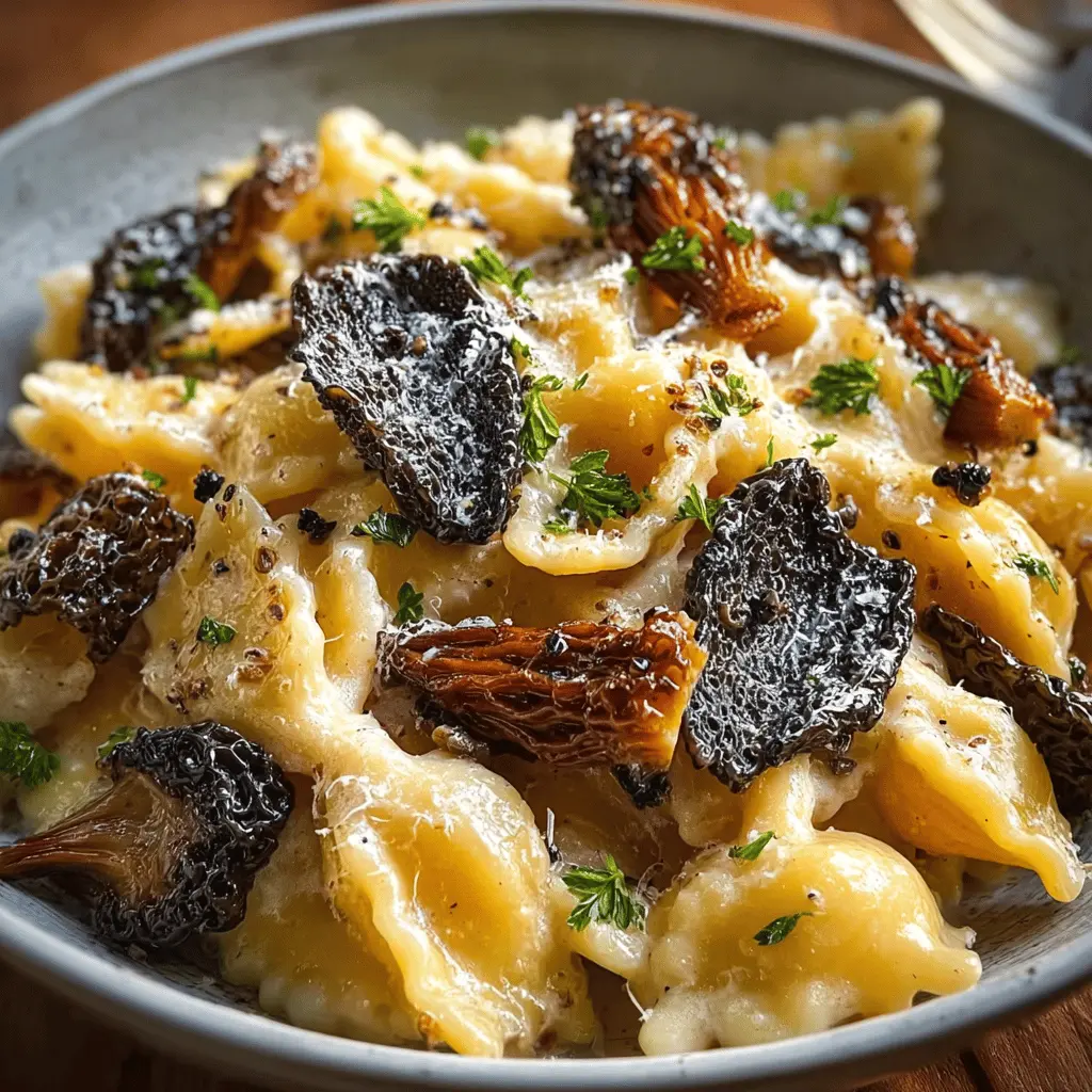 Decadent Pasta with Morel Mushrooms: An Indulgent Comfort Dish