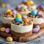 Easter No-Bake Mini Cheesecakes