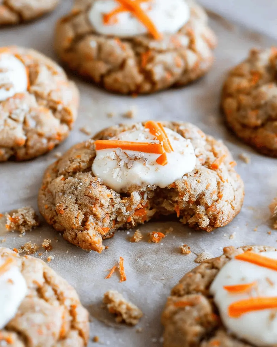 Easy Carrot Cake Cookies: Delightfully Soft and Spiced Treats