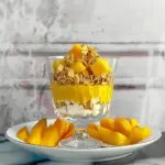 Mango Shrikhand Granola Parfait