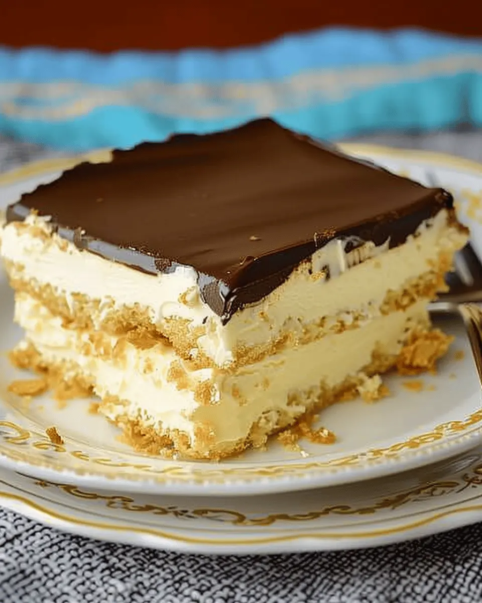 No-Bake Chocolate Eclair Dessert: Effortlessly Indulgent Delight