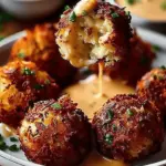 Reuben Balls with Spicy Thousand Island Dipping Sauce