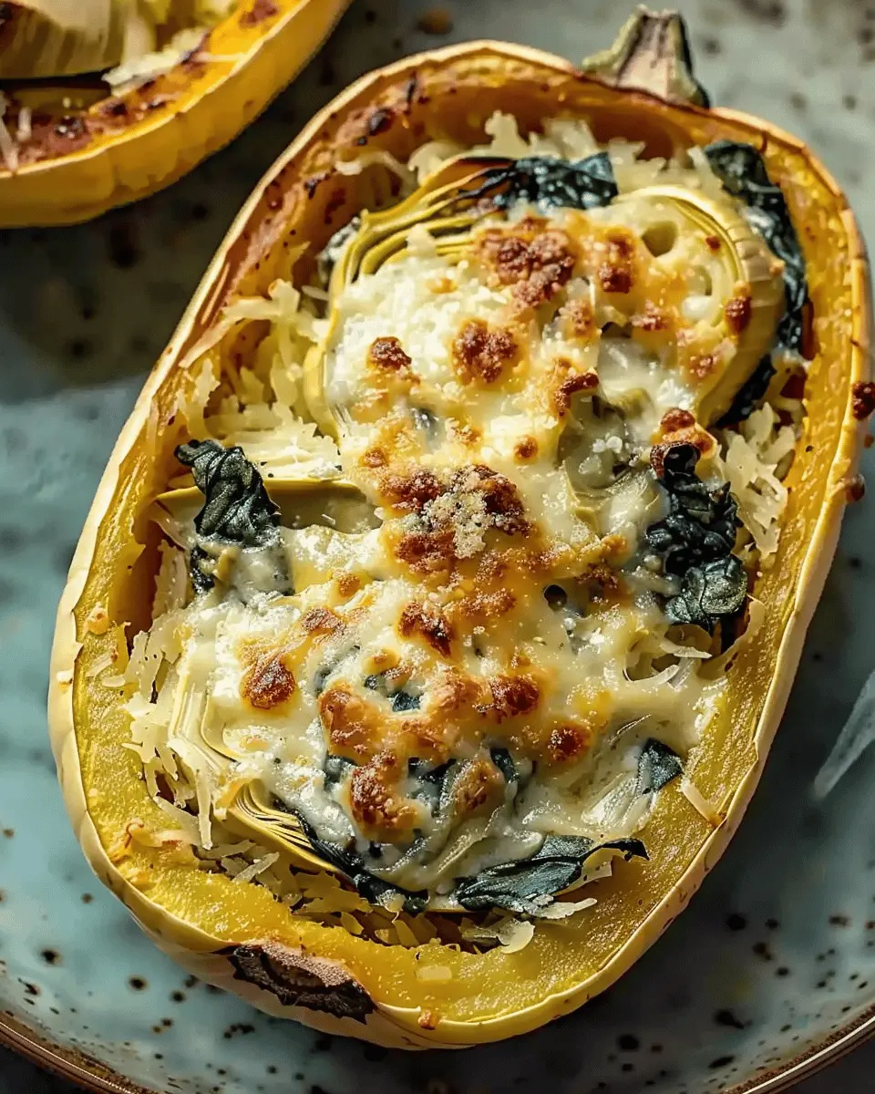 Rich Spinach Artichoke Spaghetti Squash: A Creamy Delight You’ll Love
