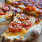 Roasted Grape Tomato Deep Dish Pizza