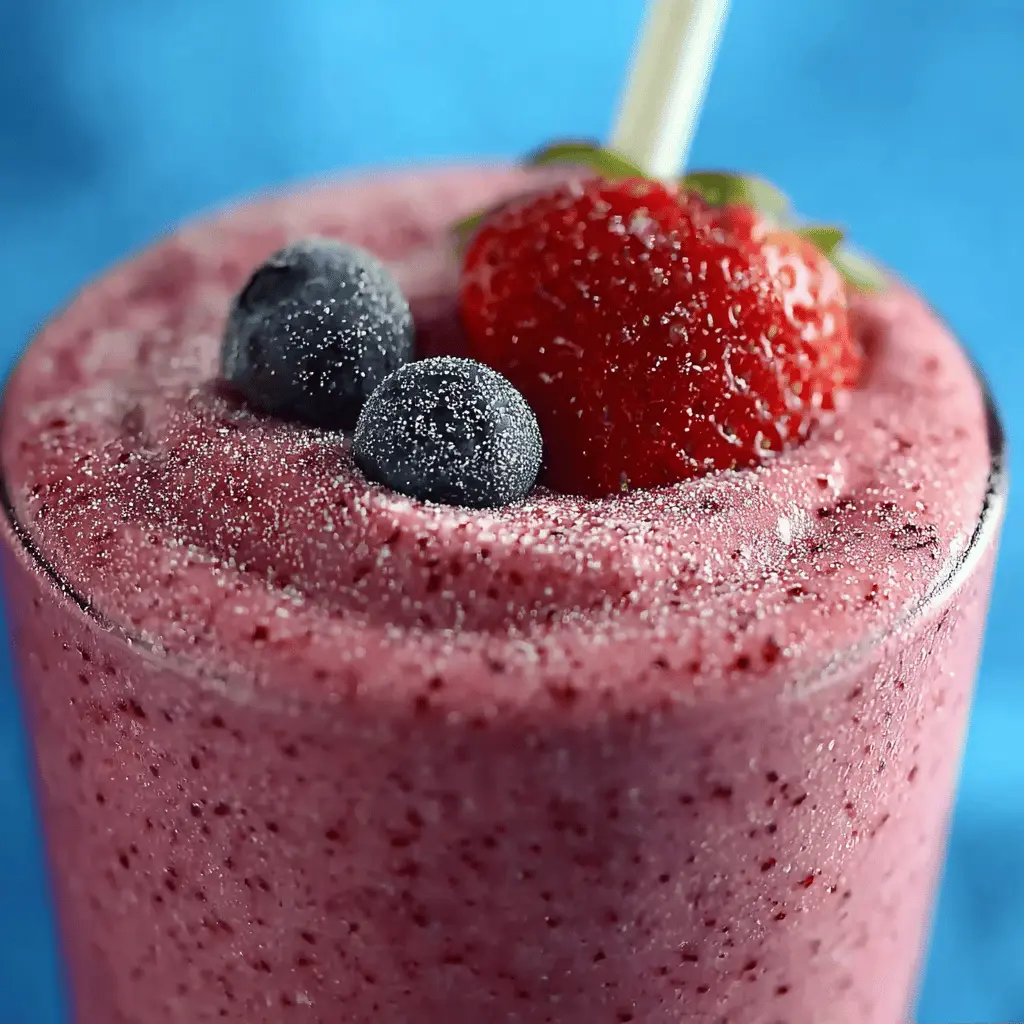 Strawberry Blueberry Smoothie