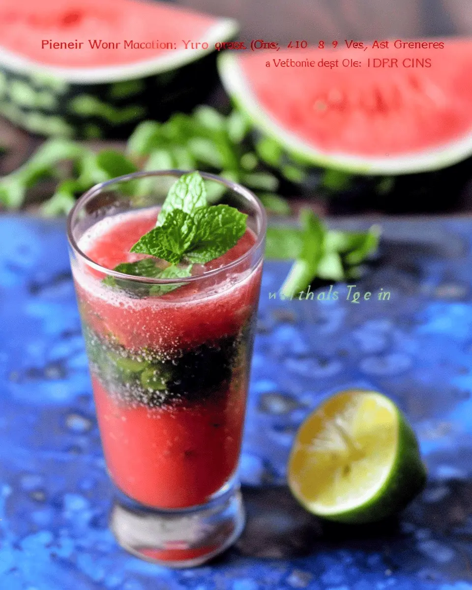 Watermelon Mint Lemonade: A Refreshing Twist for Summer Sips