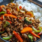 30-Minute Spicy Ground Beef Stir-Fry