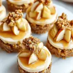 Apple Crisp Mini Cheesecakes