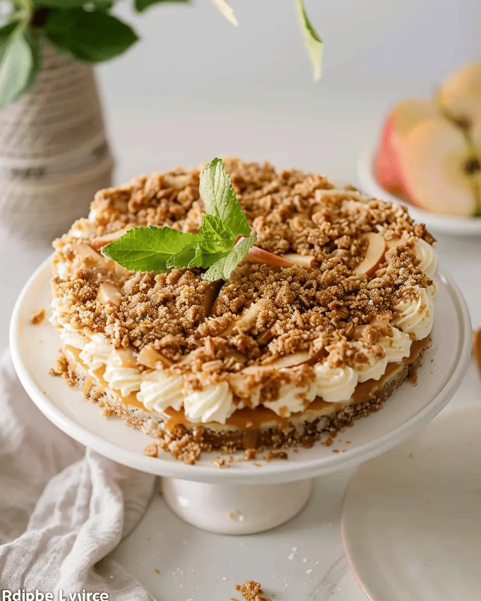 Apple Crumble Cheesecake Delight: Your New Indulgent Dessert