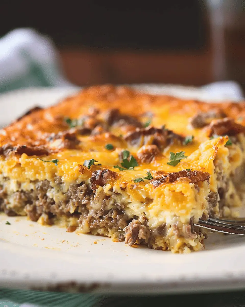 Breakfast Casserole: Easy Turkey Bacon and Chicken Ham Delight
