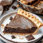 Dark Chocolate Chess Pie