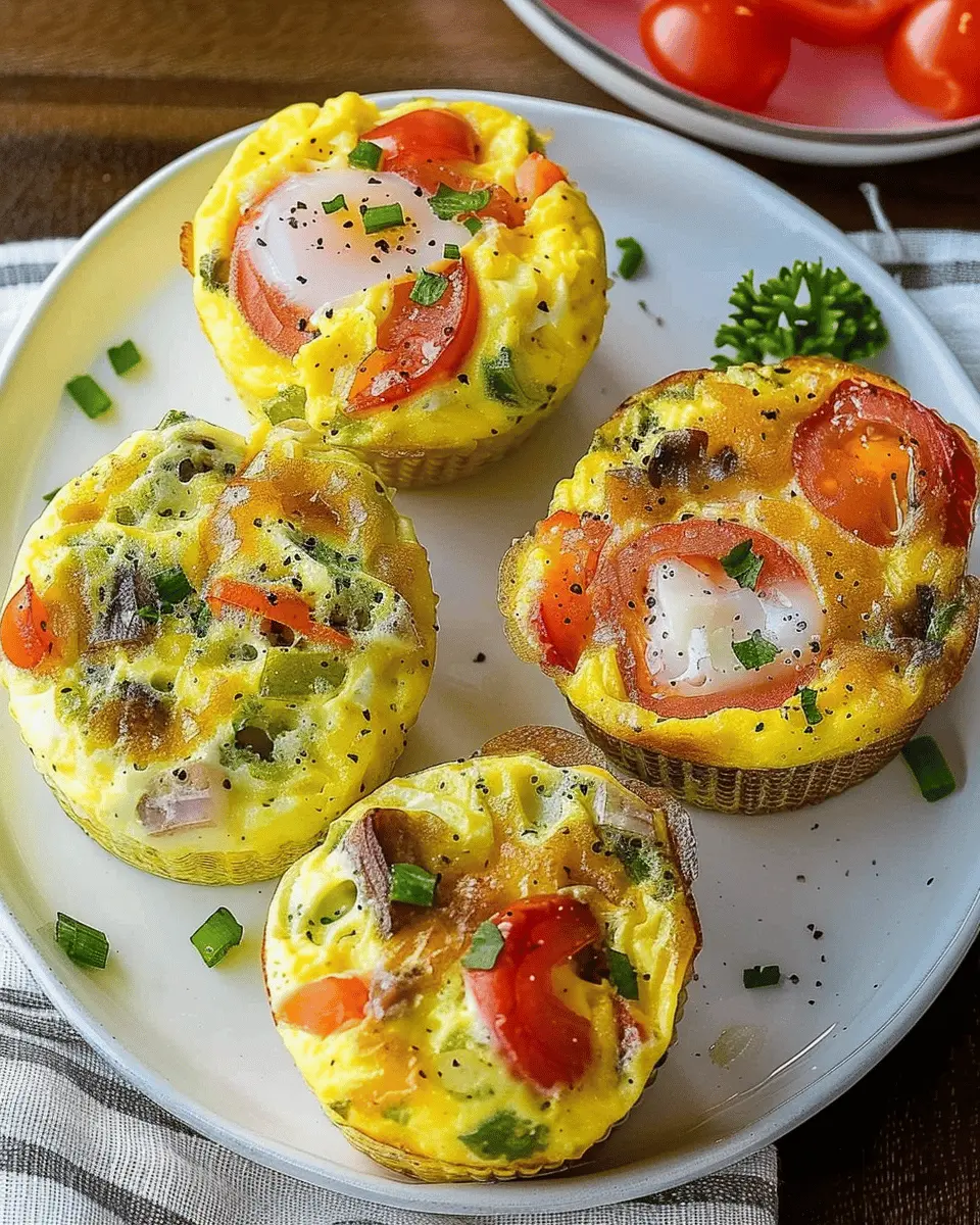 Frittata Egg Muffins 3 Ways: Easy Turkey Bacon & Chicken Ham Recipes
