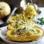 Garlic Parmesan Spaghetti Squash