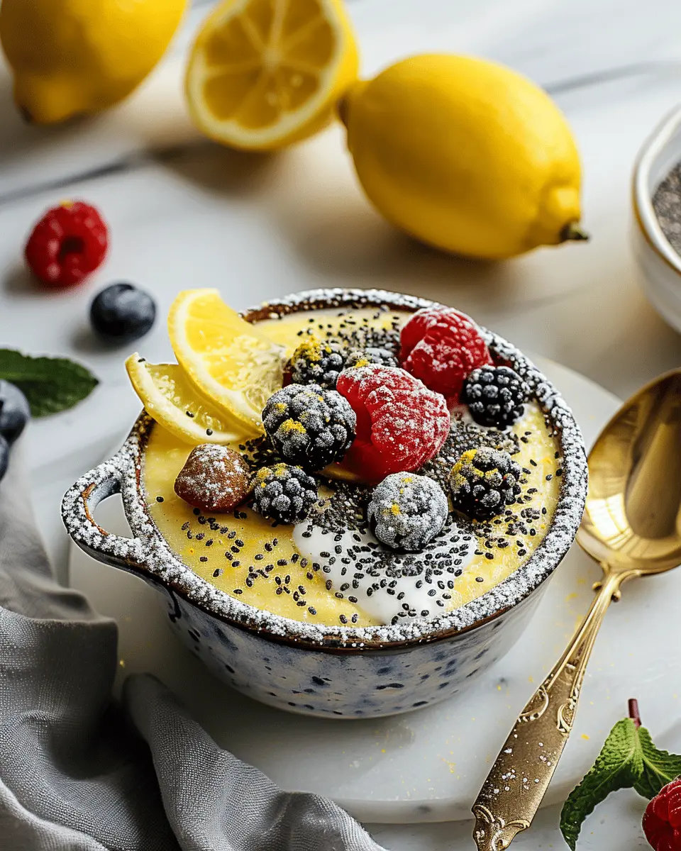 Lemon Cream Chia Pudding: A Refreshing and Easy Delight