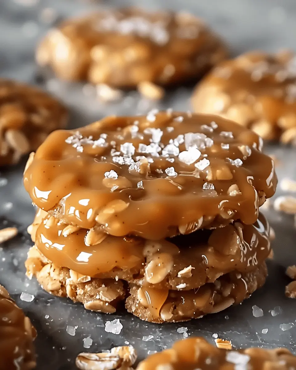 No-Bake Salted Caramel Cookies: The Ultimate Easy Treat