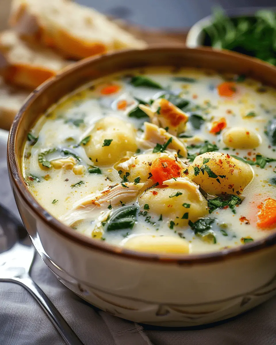 Olive Garden Chicken Gnocchi Soup: The Best Cozy Comfort Food Recipe