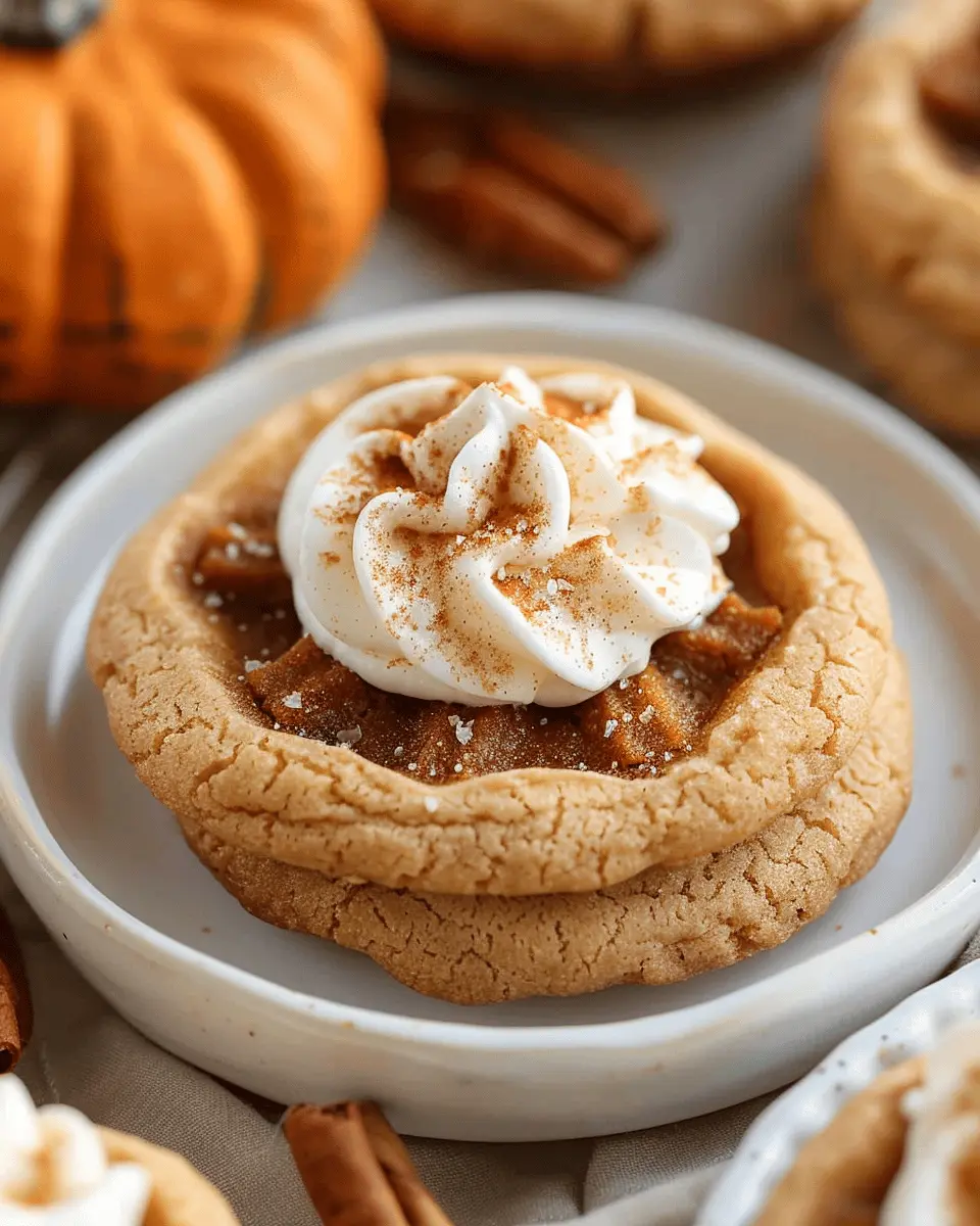 Pumpkin Pie Cookies: An Easy and Cozy Thanksgiving Treat