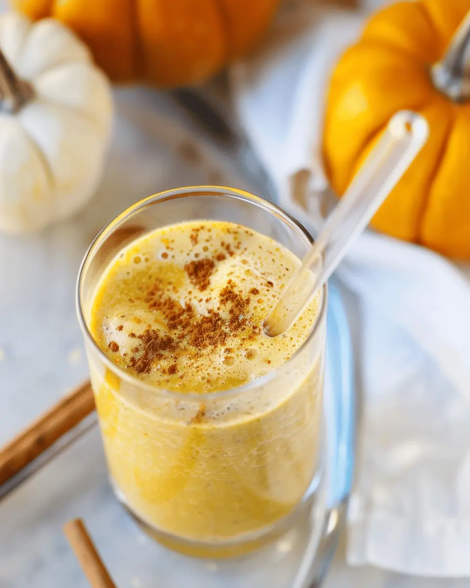 Pumpkin Smoothie: The Best Creamy Fall Treat You’ll Love