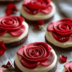 Red Velvet Butter Cookie Roses