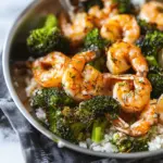 Roasted Shrimp and Broccoli
