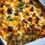 Sausage Hash Brown Breakfast Casserole