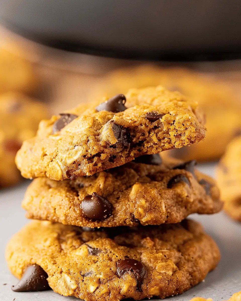 Small Batch Pumpkin Oatmeal Chocolate Chip Cookies for Cozy Evenings