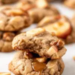 Small Batch Soft Caramel Apple Cookies