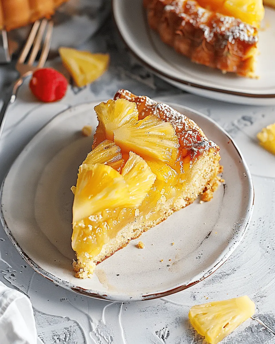 Vegan Pineapple Upside-Down Cake: A Sweet Indulgence for Everyone