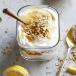 Lemon Cheesecake Overnight Oats Recipe (High Protein)