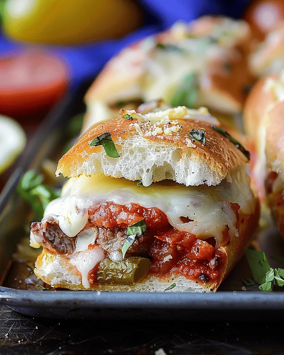 Hot Italian Sub Sliders: Indulgent Turkey Bacon & Chicken Ham Treats