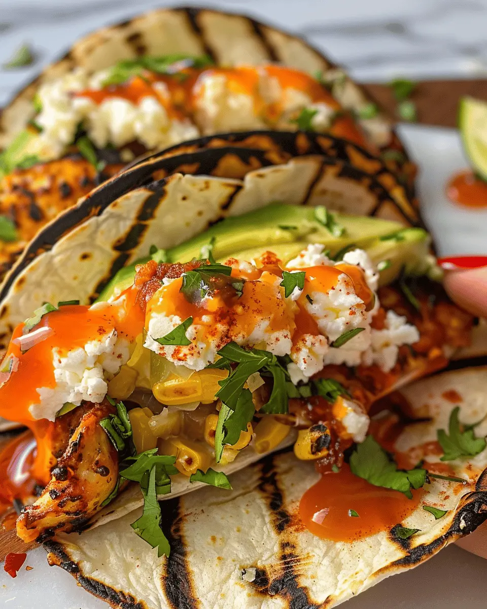 High Protein Cottage Cheese Breakfast Tacos with Turkey Bacon Delight