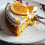 Citrus Olive Oil Cake Topped with a Citrus Cream