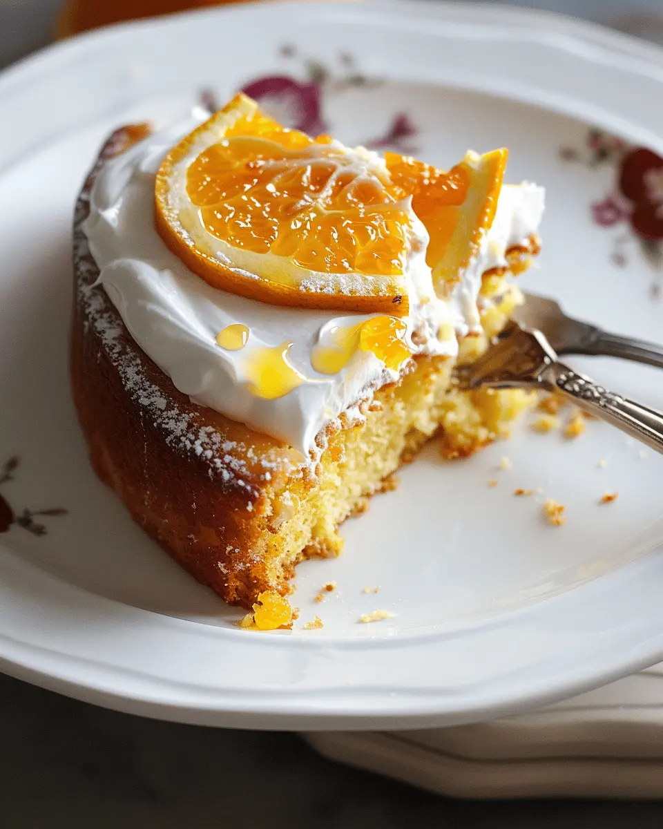 Citrus Olive Oil Cake: The Best Dessert Topped with Citrus Cream