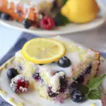 Lemon Blueberry Sheet Cake