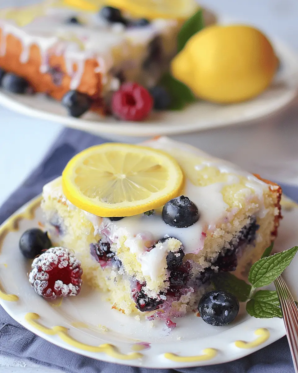 Lemon Blueberry Sheet Cake: The Best Easy Recipe for Home Bakers
