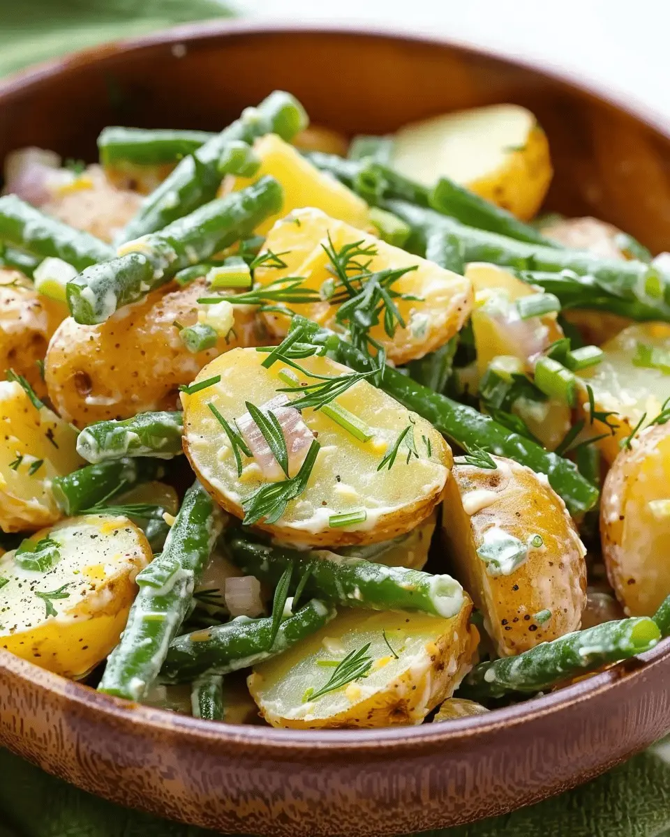 Quick Green Bean Potato Salad with Turkey Bacon: A Fresh Twist