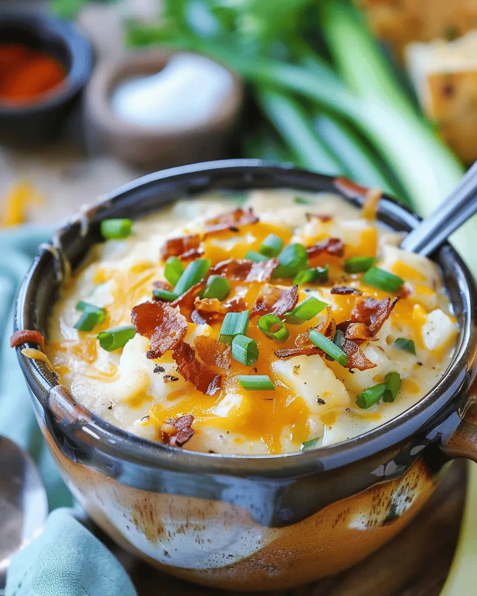 Crock Pot Loaded Baked Potato Soup: Creamy and Healthy Delight