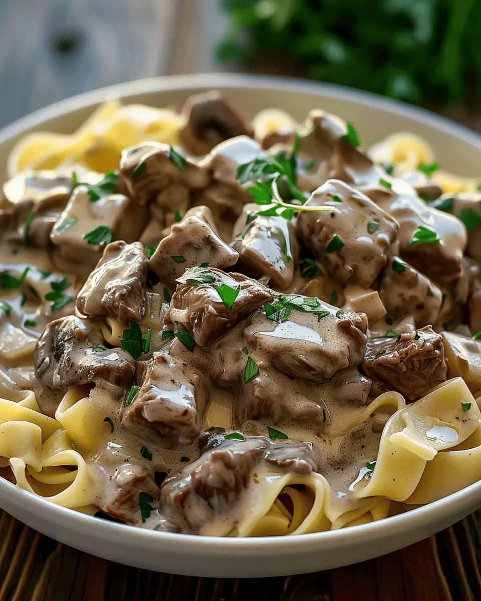 Classic Beef Stroganoff: A Creamy, Comforting Delight at Home