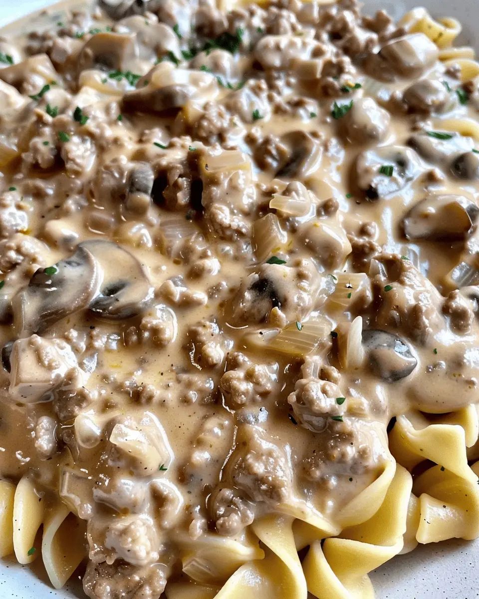 Ground Beef Stroganoff: Easy Comfort Food with a Twist