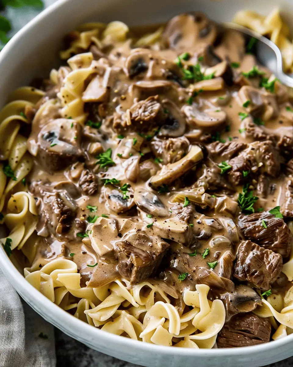 Beef Stroganoff: Easy Comfort Food with Turkey Bacon Twist