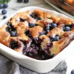 Overnight Blueberry French Toast Casserole