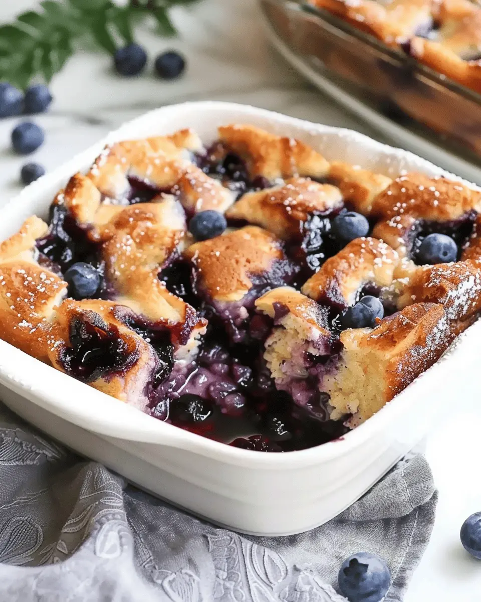 Overnight Blueberry French Toast Casserole: Easy & Indulgent Breakfast