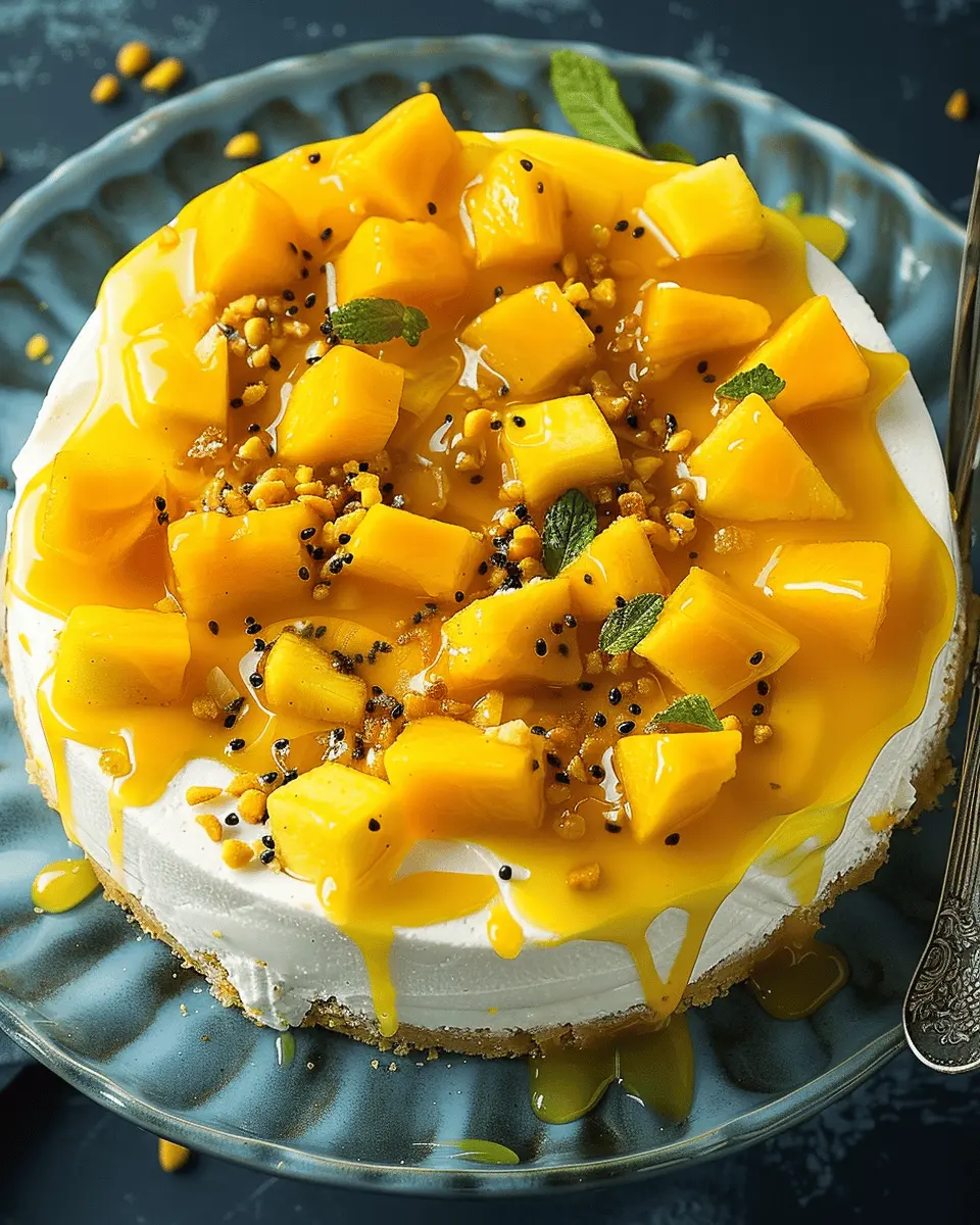 Mango Lassi Cheesecake: Indulgent Treat for Homemade Bliss